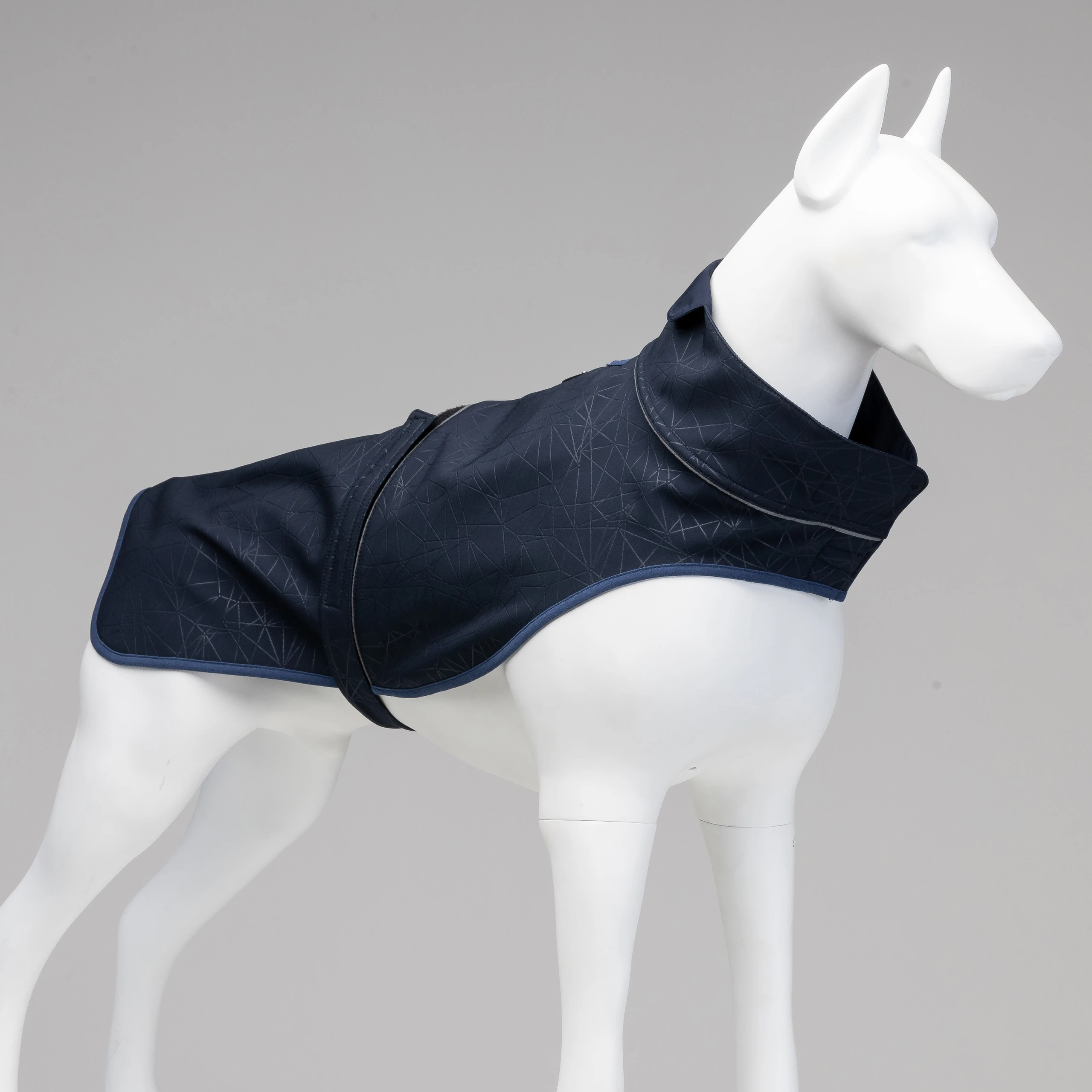 [SSNM01] Lindo Dogs Softshell Navy Magnetic Köpek Yağmurluğu (Beden 1)
