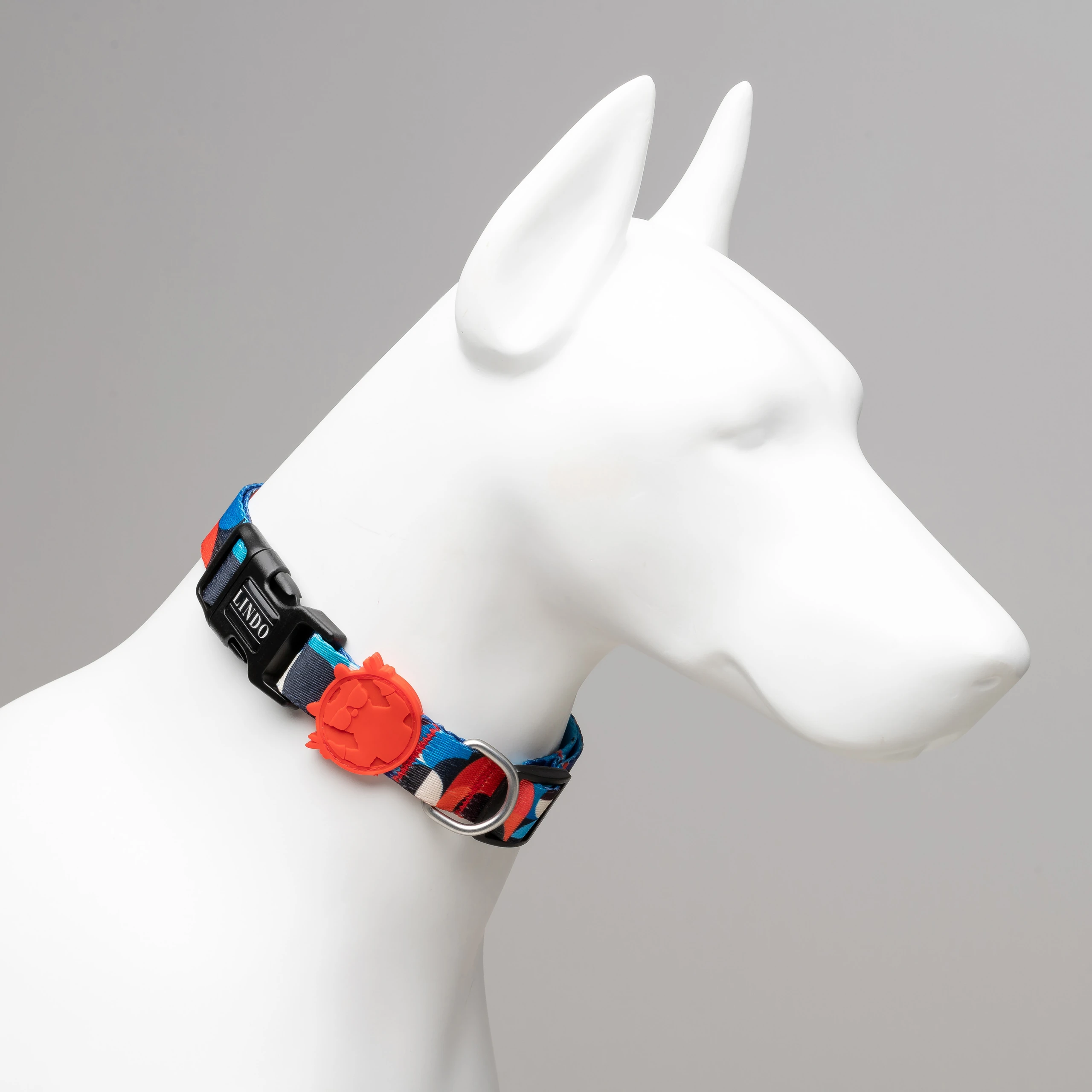 [RLNQ1] Lindo Dogs Red Line Köpek Boyun Tasması (Small)