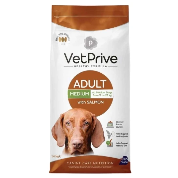 [VET.PRV.0073] Vet Prive Somonlu Orta Irk Yetişkin Köpek Maması