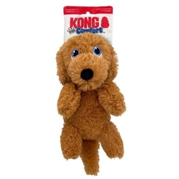 [390-RCP21E] Kong Comfort Pups Goldie Köpek Şeklinde Peluş Köpek oyuncağı