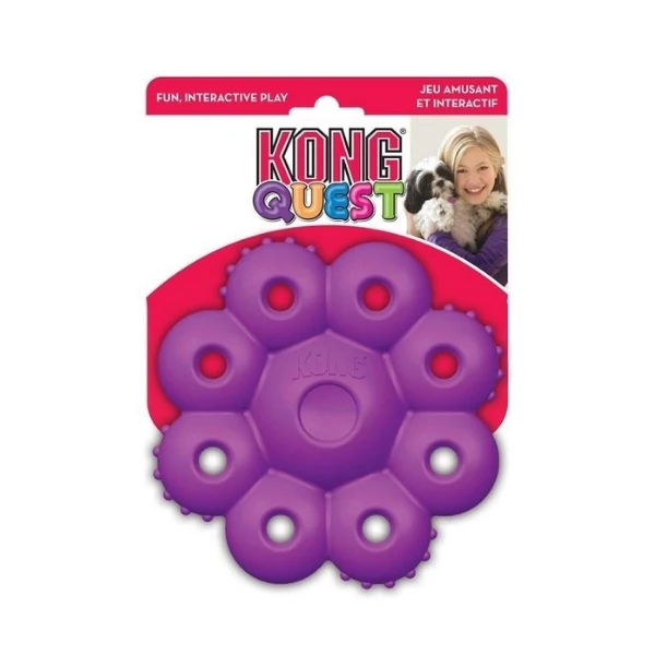 [390-PE33E] Kong Quest Star Çiçek Şeklinde Köpek Oyuncağı