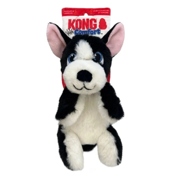 [390-RCP34E] Kong Comfort Pups Boss Köpek Şeklinde Peluş Köpek Oyuncağı
