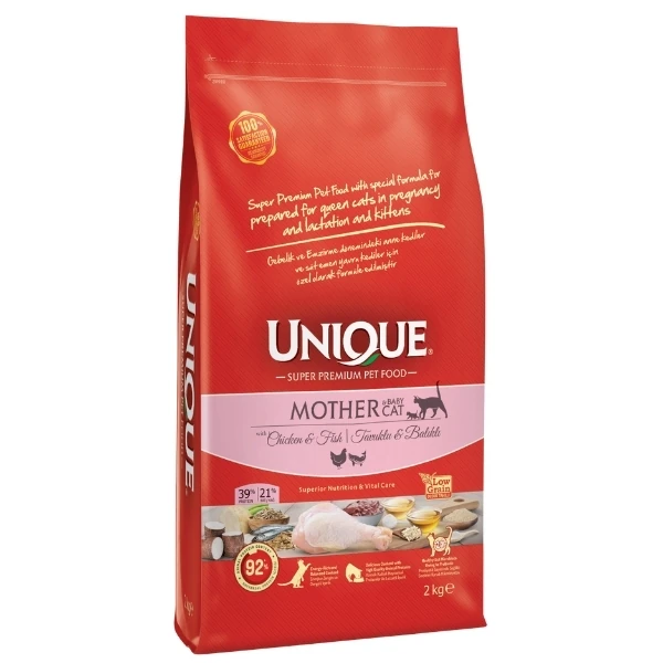 [U01.00.109] Unique Tavuklu ve Balıklı Anne ve Yavru Kedi Maması