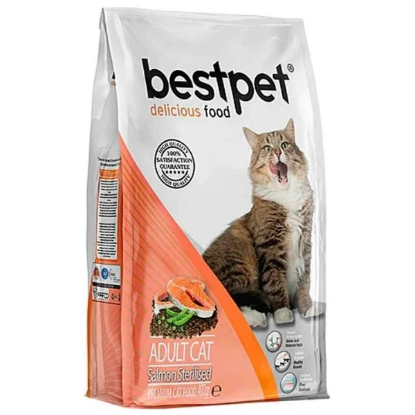 [P5522] Bestpet Somonlu Kısırlaştırılmış Yetişkin Kedi Maması
