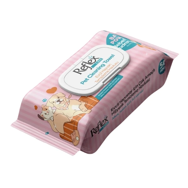 [RFC-003] Reflex Care Kedi ve Köpekler için Hijyenik Temizleme Havlusu 50 Adet
