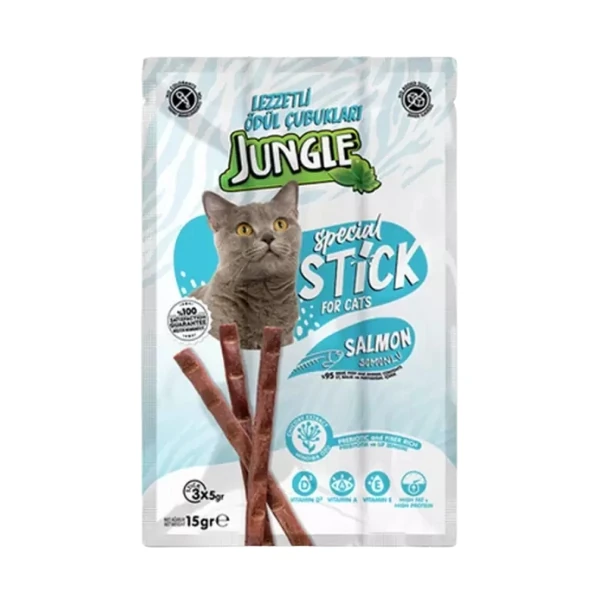 [8682631205645] Jungle Somonlu Stick Kedi Ödülü (1 Adet)