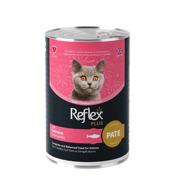 [RFK-067] Reflex Plus Pate İçinde Somonlu Yavru Konserve Kedi Maması (1 Adet)