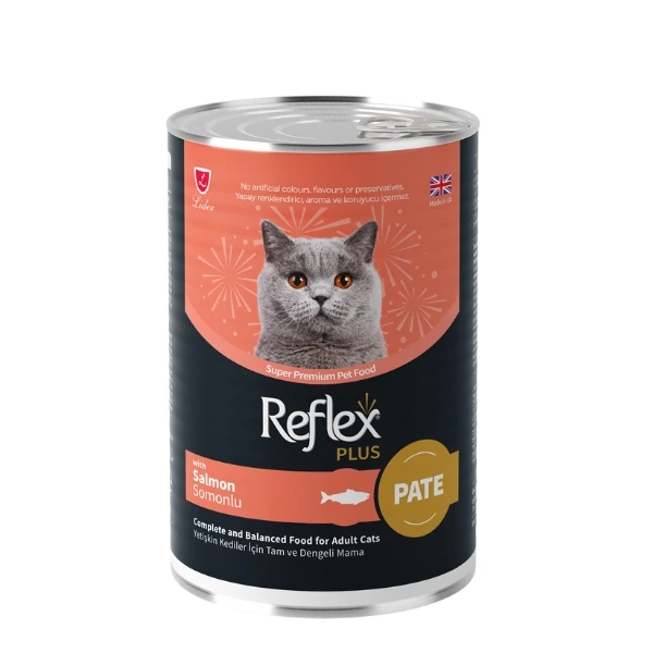 [RFK-066] Reflex Plus Pate İçinde Somonlu Yetişkin Konserve Kedi Maması (1 Adet)