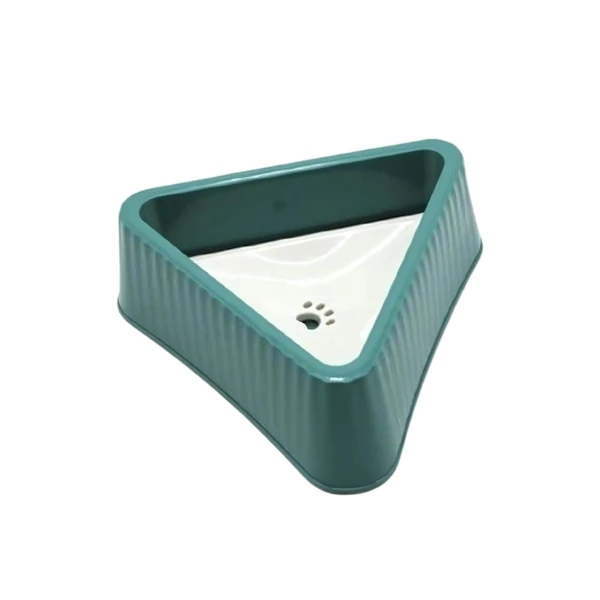 [36-AKS-20-10125] Ally Paws Single Üçgen Kedi ve Köpek Mama ve Su Kabı
