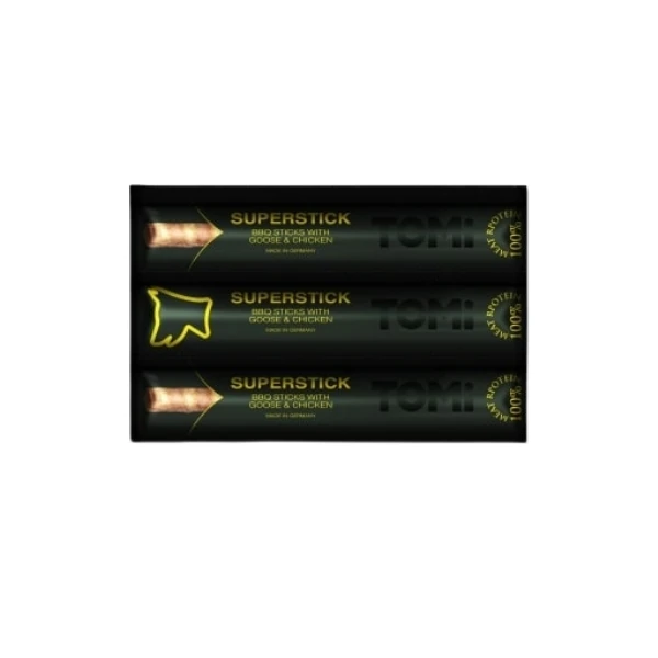 [650-1004462A] Tomi Kaz ve Tavuk Etli BBQ Stick Köpek Ödül Maması (1 Adet)