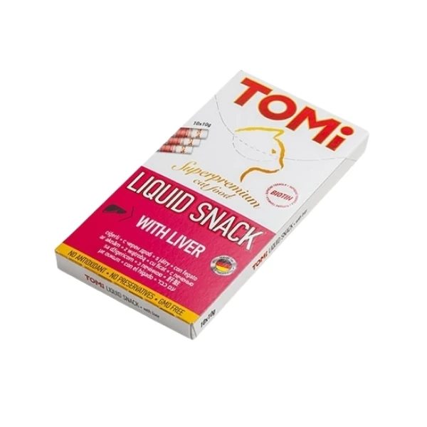 [650-1002903A] Tomi Kümes Hayvalı ve Biotinli Sıvı Kedi Ödül Maması (1 Adet)