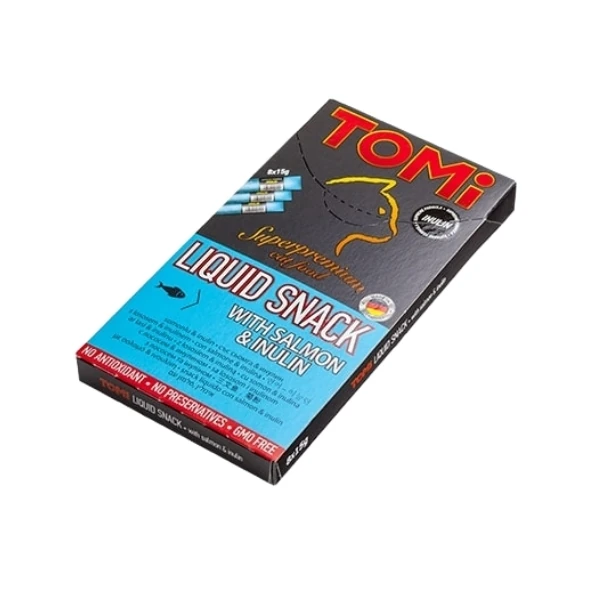 [650-1001732A] Tomi Somonlu ve İnülinli Sıvı Kedi Ödül Maması (1 Adet)