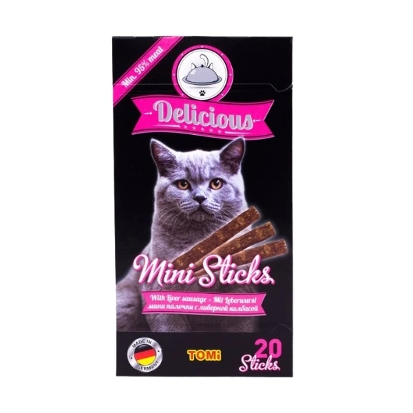 [650-1002322A] Tomi Sosisli Mini Stick Kedi Ödül Maması (1 Adet)