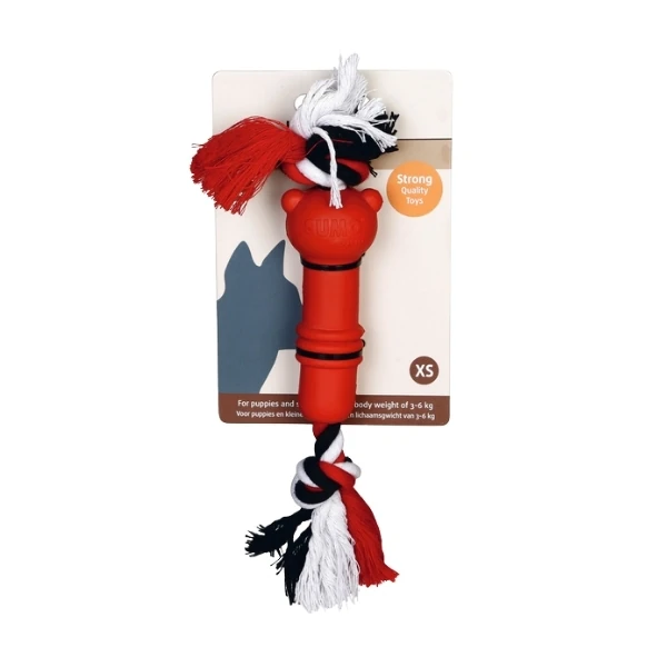 [556-626648] Beeztees Sumo Mini Dental İpli Kauçuk Köpek Oyuncağı