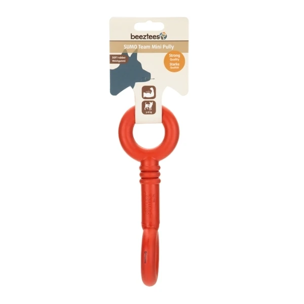 [556-626652] Beeztees Sumo Mini Dental Tutma Saplı Kauçuk Köpek Oyuncağı