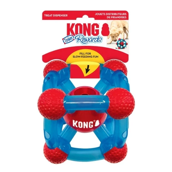 [390-PEPT11E] Kong Rewards Tinker Köpekler İçin Ödül Maması Dağıtma Oyuncağı Medium Large