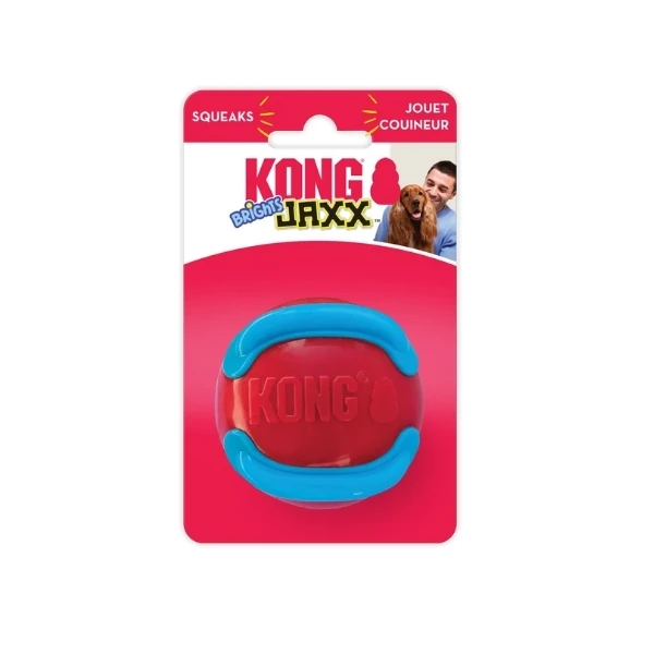 [390-PJB11E] Kong Jaxx Brights Sandviç Şeklinde Köpek Oyuncağı (Large)