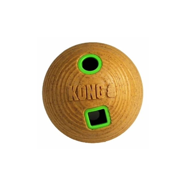 [390-PTB21E] Kong Bamboo Feeder Top Köpekler için Ödül Maması Dağıtma Oyuncağı