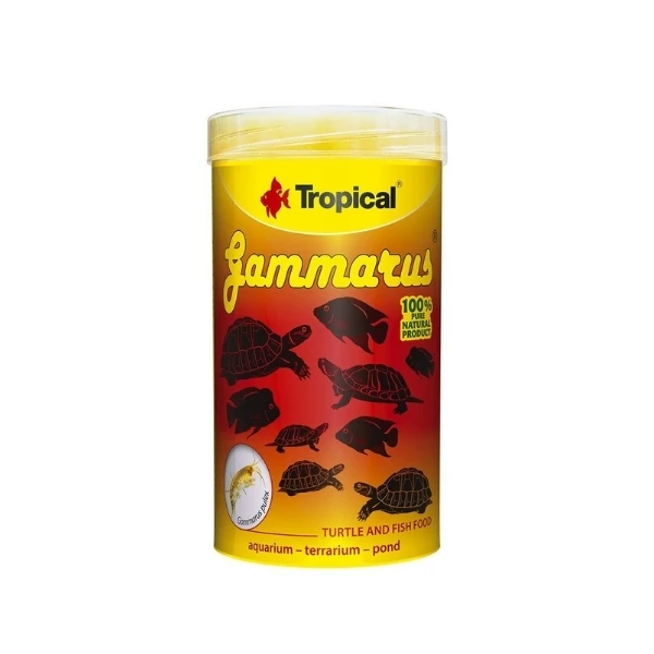 [10326] Tropical Gammarus Kurutulmuş Karides Kaplumbağa ve Balık Yemi 1000 Ml