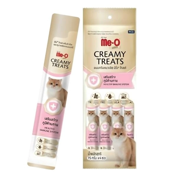 [06898] Me-O Gold Creamy Ton Balıklı ve Turna Yemişli Sıvı Kedi Ödül Maması (1 Adet)