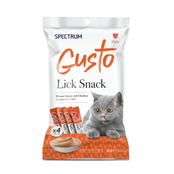 [SPG-002] Spectrum Gusto Lick Snack Tavuklu Sıvı Kedi Ödül Maması (1 Adet)