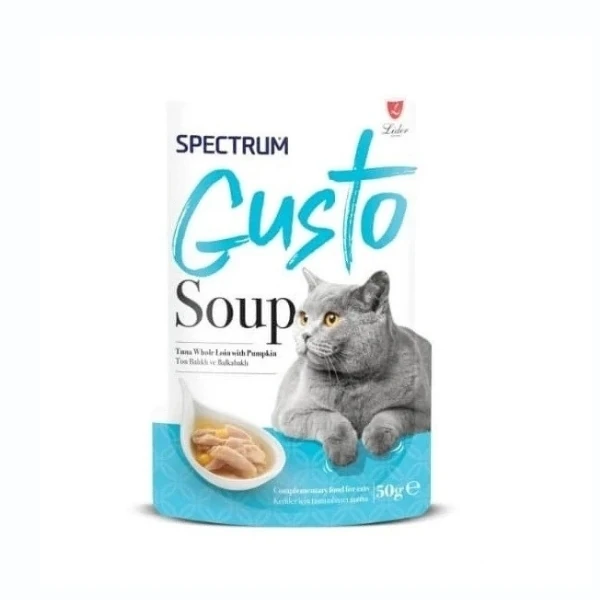 [SPG-101] Spectrum Gusto Soup Ton Balıklı ve Bal Kabaklı Kedi Çorbası (1 Adet)