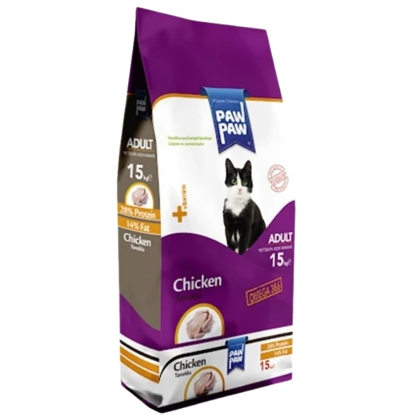 [8681692100029] Paw Paw Adult Tavuklu Yetişkin Kedi Maması