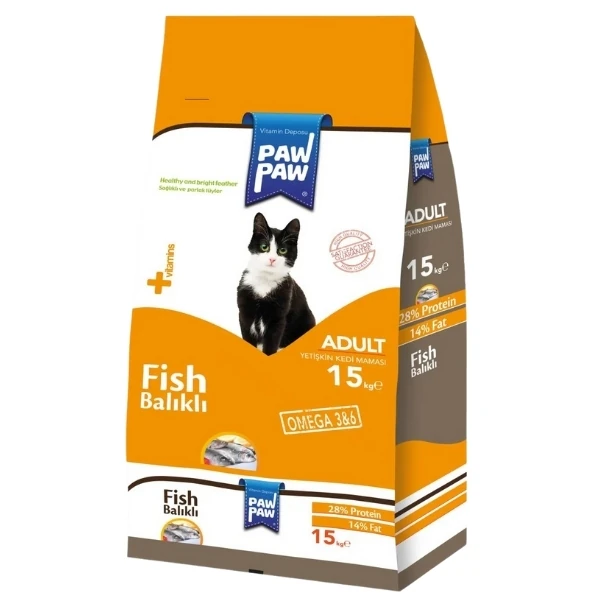 [8681692100289] Paw Paw Adult Balıklı Yetişkin Kedi Maması