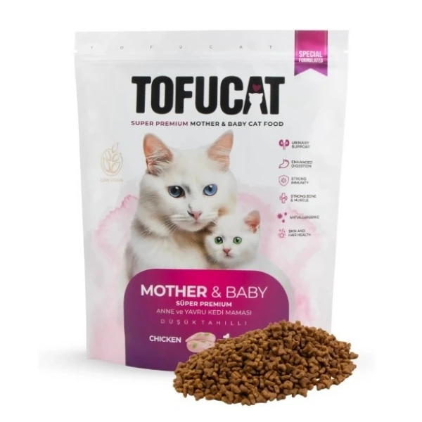 [8684172952033] Tofucat Mother&Babycat Tavuklu Anne ve Yavru Kedi Maması