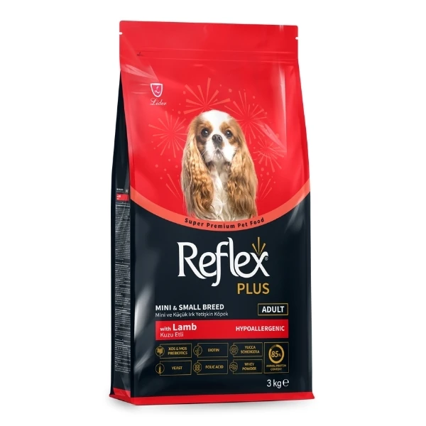 [RFX-112] Reflex Plus Kuzu Etli Mini ve Küçük Irk Yetişkin Köpek Maması