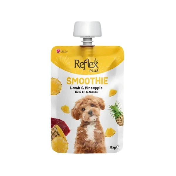 [RFT-064] Reflex Plus Smoothie Kuzu Etli ve Ananaslı Sıvı Yetişkin Köpek Ödül Maması (1 Adet)
