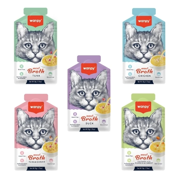 [8680272751835] Wanpy Karışık Lezzetler Tahılsız Kedi Ödül Maması