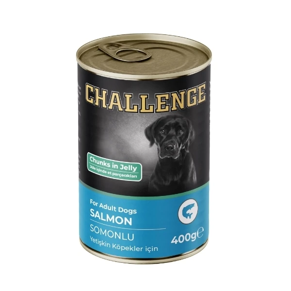 [8690286595455] Challenge Somonlu Yetişkin Konserve Köpek Maması (1 Adet)