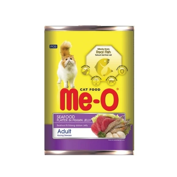 [8850477002098] Meo Deniz Lezzetleri Karides Soslu Yetişkin Konserve Kedi Maması (1 Adet)