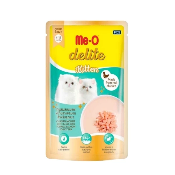 [8850477005563] Meo Delite Kitten Tavuklu Pouch Yavru Konserve Kedi Maması (1 Adet)