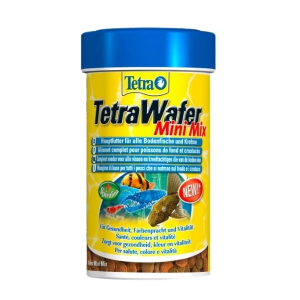 Tetra Wafermix Mini Ufak Taneli Dip Balık Yemi