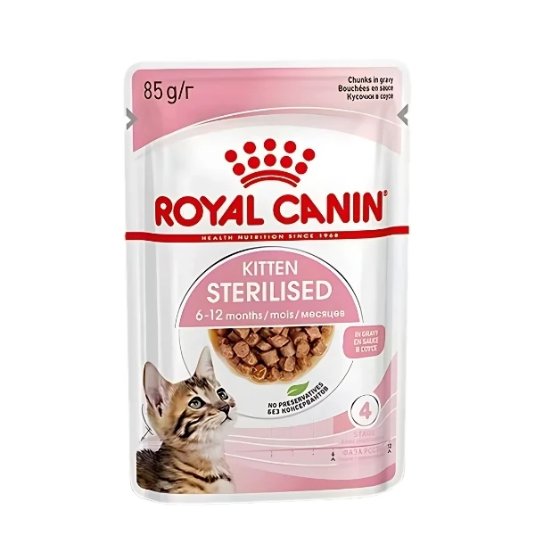 [107101020] Royal Canin Kitten Sterilised Pouch Kısırlaştırılmış Yavru Konserve Kedi Maması (1 Adet)