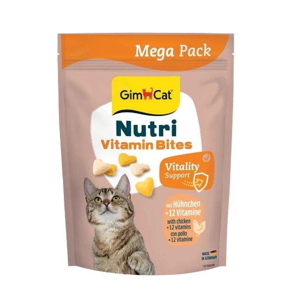 [4002064419688] Gimcat Nutri Vitamin Tavuklu Bağışıklık Destekleyici Kedi Ödül Maması (1 Adet)