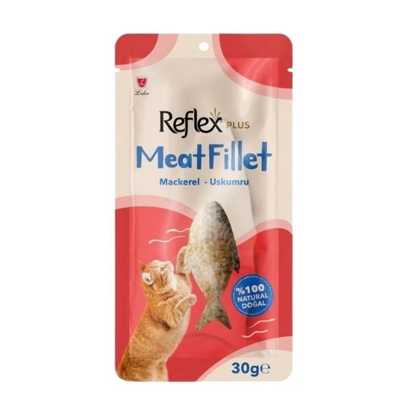 [RFT-172] Reflex Plus Meat Fillet Uskumru Balıklı Fileto Kedi Ödül Maması (1 Adet)