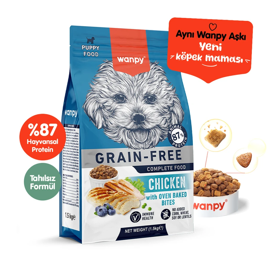 [PIWP-126] Wanpy Tavuklu Tahılsız Yavru Köpek Maması