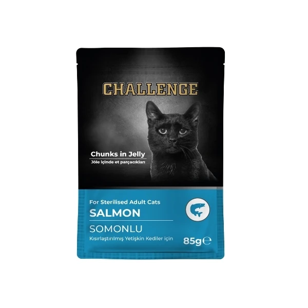 [8690286595547] Challenge Somunlu Pouch Yetişkin Konserve Kedi Maması (1 Adet)