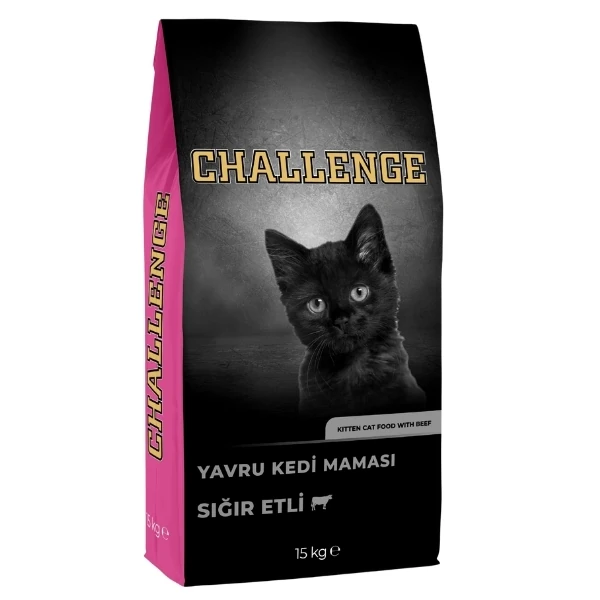 [8690286595646] Challenge Sığır Etli Yavru Kedi Maması