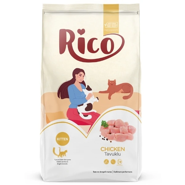 [132101036] Rico Tavuklu Yavru Kedi Maması (2 Kg)