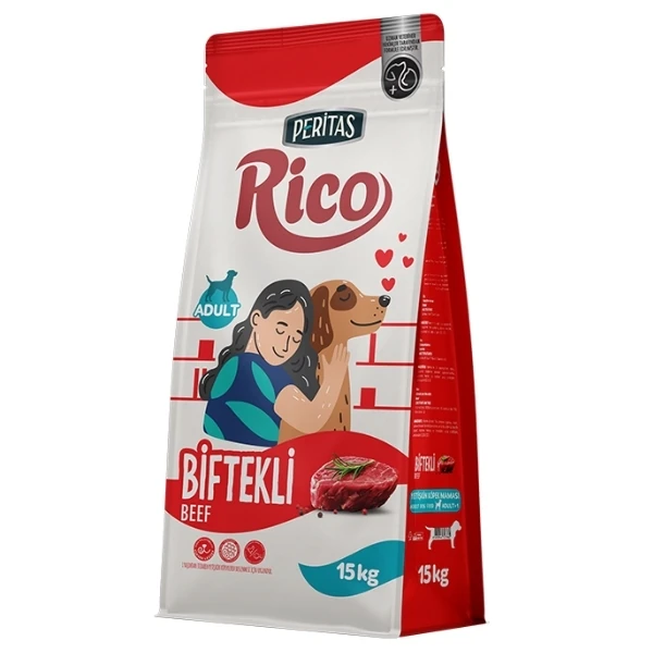 [132102047] Rico Biftekli Yetişkin Köpek Maması (3 Kg)