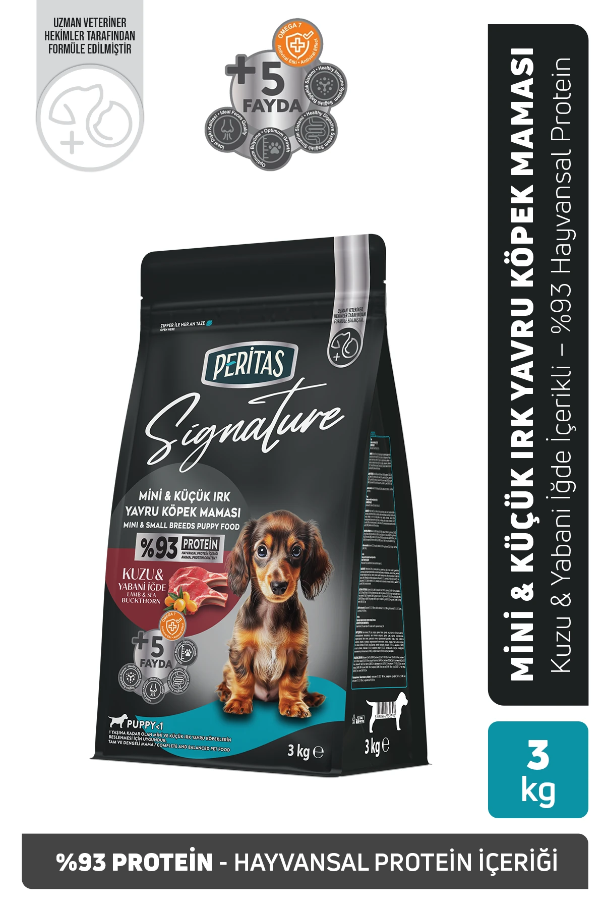 [13202073] Signature Kuzulu Küçük Irk Yavru Köpek Maması (3 Kg)