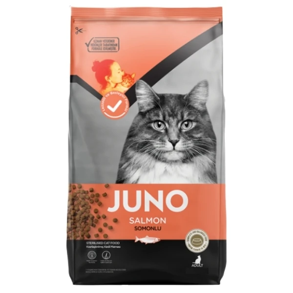 [132101005] Juno Somonlu ve Pirinçli Kısırlaştırılmış Yetişkin Kedi Maması (2 Kg)