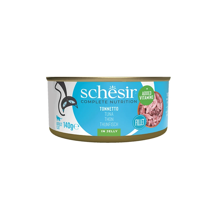 Schesir Jöle İçinde Ton Balıklı Yetişkin Konserve Kedi Maması