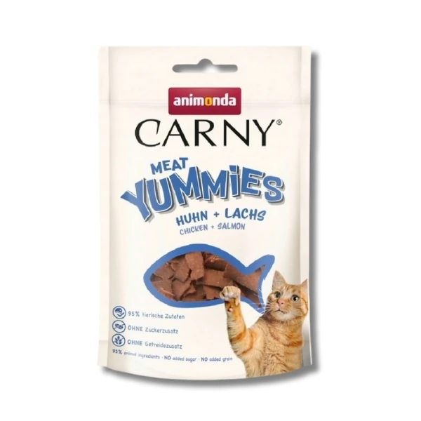 [200-083398] Animonda Carny Meat Tavuk Etli ve Somonlu Yetişkin Kedi Ödül Maması (1 Adet)
