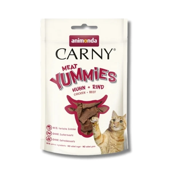 [200-083397] Animonda Carny Meat Tavuk ve Sığır Etli Yetişkin Kedi Ödül Maması (1 Adet)