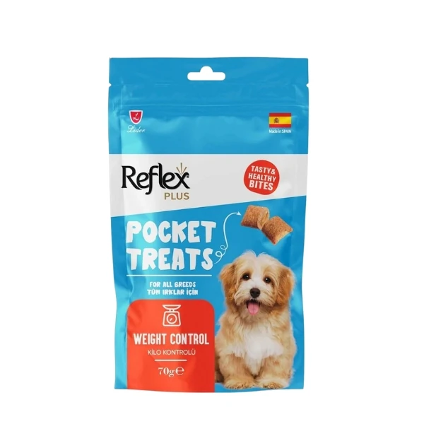 [RFT-084] Reflex Plus Pocket Treats Kilo Kontrolü için Köpek Ödül Maması (1 Adet)